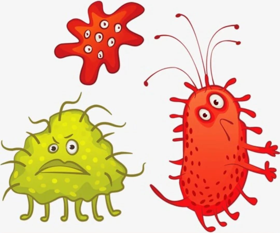 Изображение микроба для детей